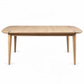 Table à manger en bois clair dimensions 180 x 90 x 75cm design moderne