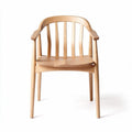 Chaise en bois naturel de style scandinave pour la salle à manger 45 x 50 x 80cm